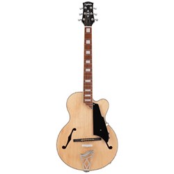 Vox Giulietta 5TPS Archtop Guitar w/ Piezo Pickup & Gig Bag (Natural)