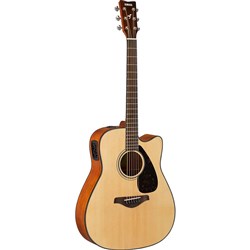 Yamaha FGX800C Electric-Acoustic Dreadnought w/Cutaway (Natural)