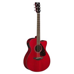 Yamaha FSX800C Acoustic Dreadnought w/Solid Spruce Top (Ruby Red)