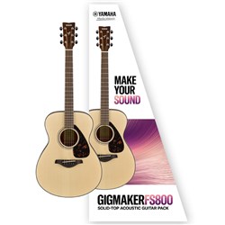 Yamaha Gigmaker FS800 Pack w/ FS800 Acoustic Guitar