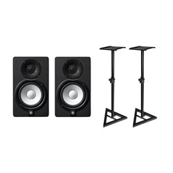 Yamaha HS8 MP 8" Active Studio Monitors LTD Edition Matched Pair w/ FREE Stands