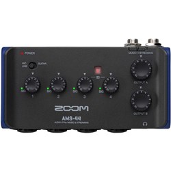 Zoom AMS-44 4-in / 4-out USB Audio Interface for Recording & Streaming
