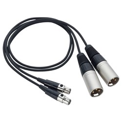 Zoom TXF-8 TA3 to XLR Adapter Cable for F8 & F8n MultiTrack Field Recorders