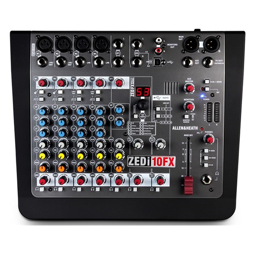Allen & Heath ZED-12FX 12-Channel Mixer with USB Interface and Onboard EFX 