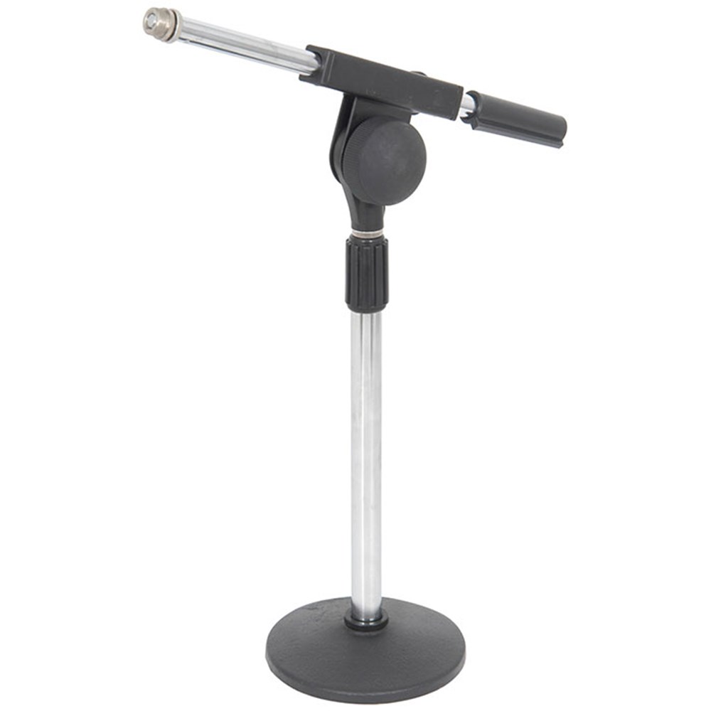 Dl Desktop Microphone Stand W Boom Weighted Base Microphone