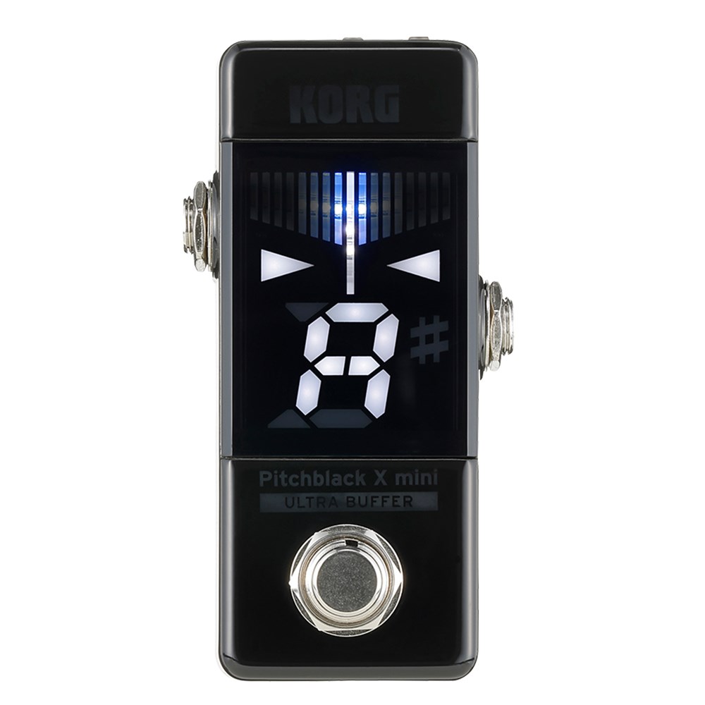 Korg PitchBlack X Mini Chromatic Pedal Tuner | Guitar Tuners