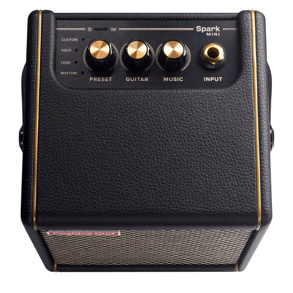 Positive Grid Spark Mini Portable Smart Guitar Amp and Bluetooth Speaker  (Black) Mini Amps Mannys Music // Mannys Music