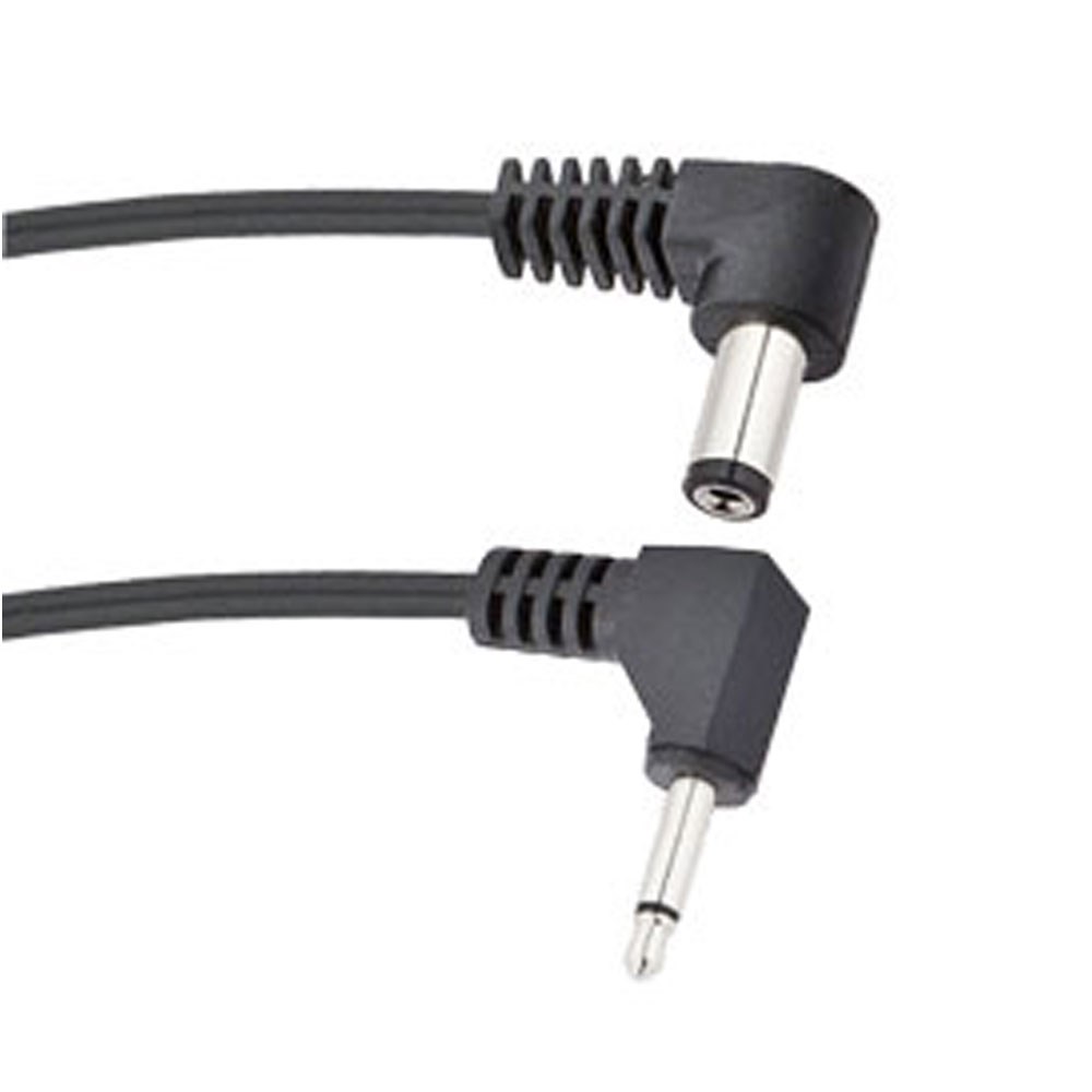 18 Voodoo Lab PPMIN-R 3.5mm Straight Mini Plug and 2.1 mm Standard Polarity Right Angle Barrel DC Cable 
