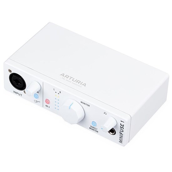 Arturia MiniFuse 1 1 In/2 Out USB 2 Interface (White)
