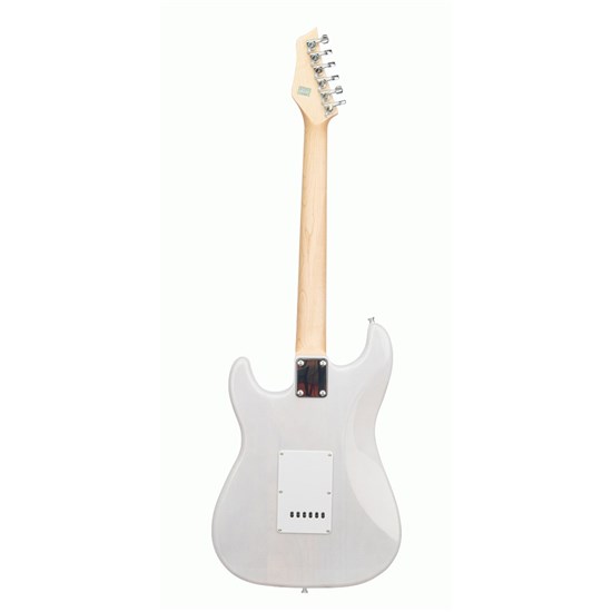 Ashton AG232MTW HSS Electric Guitar w/ Gig Bag, Strap & Lead (Trans White)