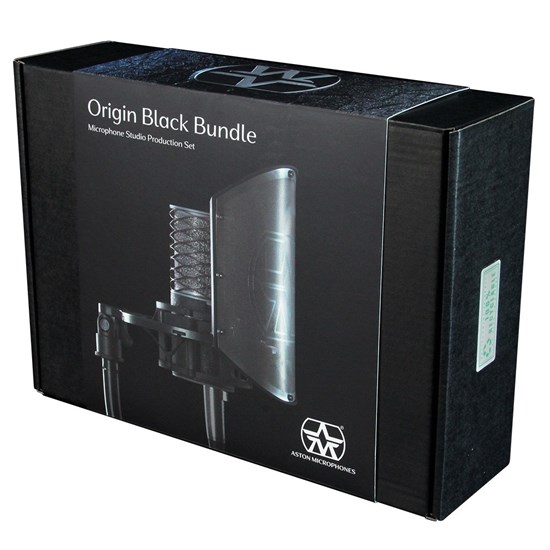 Aston Limited Edition Origin Black Bundle Condenser Mic w/ Swift Shield (Black)