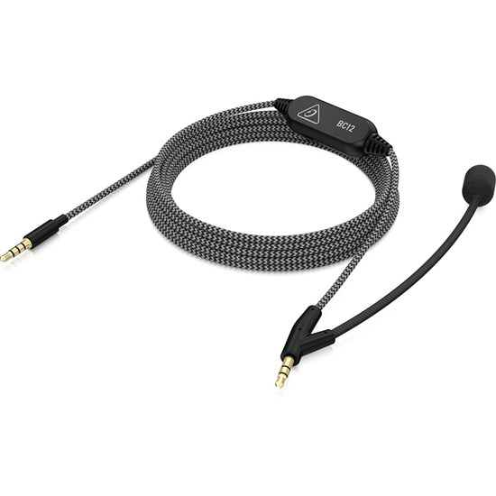 Behringer BC12 Premium Headphone Cable w/ Boom Microphone and In-Line Control