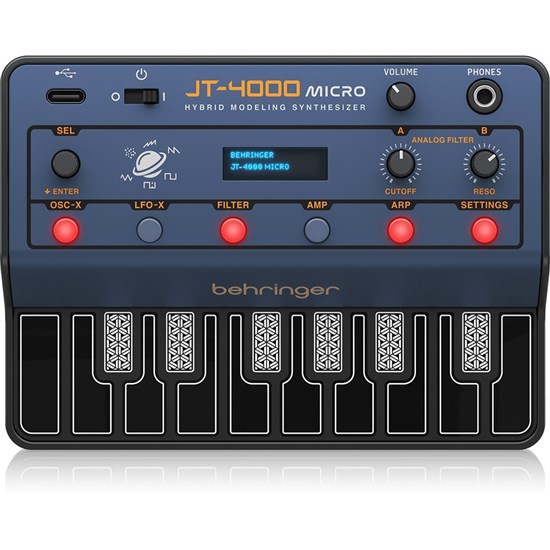 Behringer JT4000 Micro 4-Voice Portable Hybrid Synth w/ Analog Filter & Arpeggiator