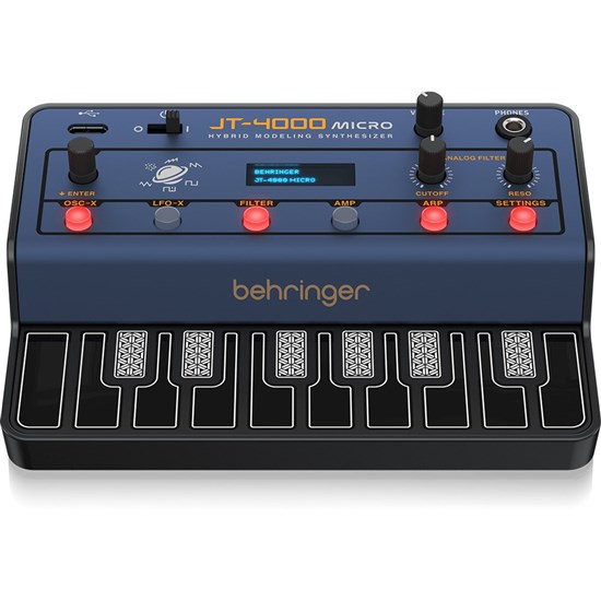 Behringer JT4000 Micro 4-Voice Portable Hybrid Synth w/ Analog Filter & Arpeggiator