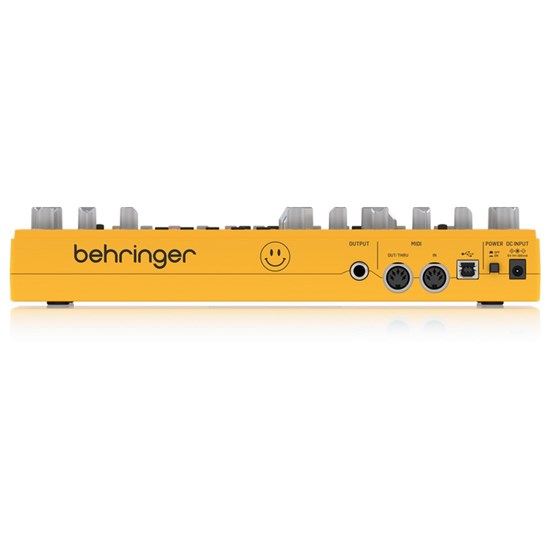 Behringer TD3 Analog Bass Line Synth w/ VCO, VCF & 16-Step Sequencer (Yellow)