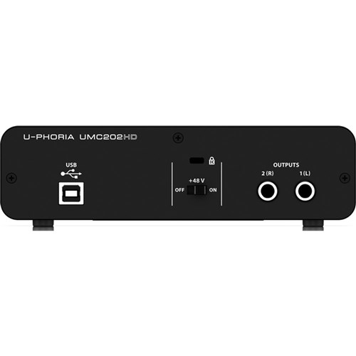 Behringer U-Phoria UMC202HD 2x2 USB Audio Interface (24-Bit/192kHz)