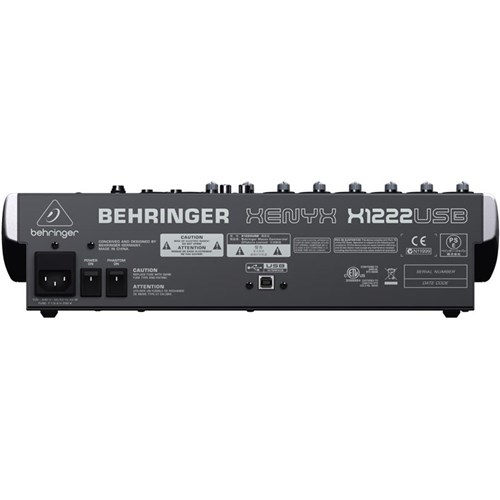 Behringer Xenyx X1222USB 12-Input Mixer w/ FX & USB