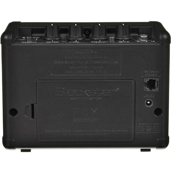 Blackstar Fly 3 BT 3W 2 Channel Compact Mini Amp w/ FX & Bluetooth (Black)