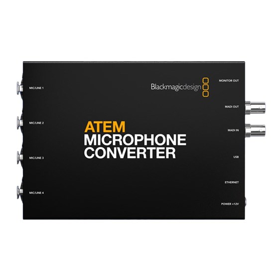 Blackmagic Design ATEM Television Studio Microphone Converter