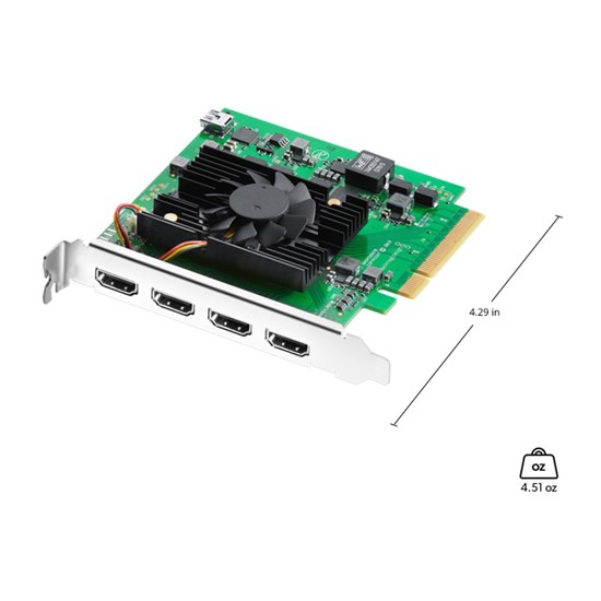 Blackmagic Design DeckLink Quad HDMI Recorder High Performance PCIe Card