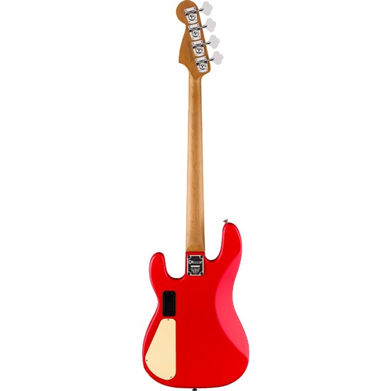 Charvel Pro-Mod San Dimas Bass PJ IV MAH Caramelized (Satin Ferrari Red)