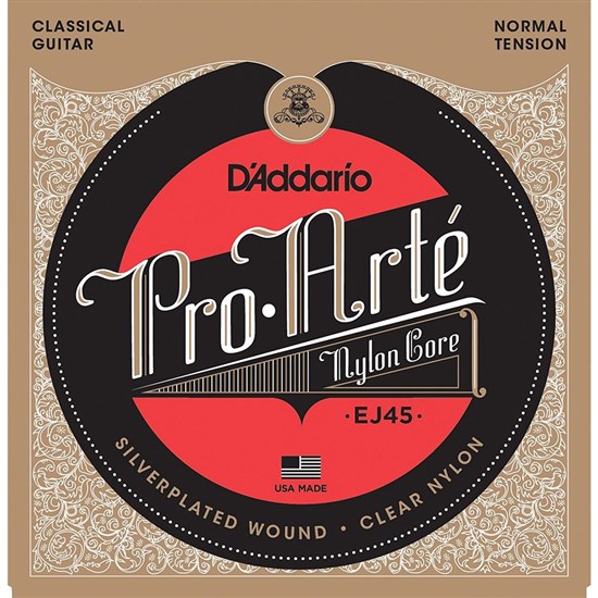 D'Addario EJ45 Pro-Arte Nylon Classical Guitar Strings - (Normal Tension)