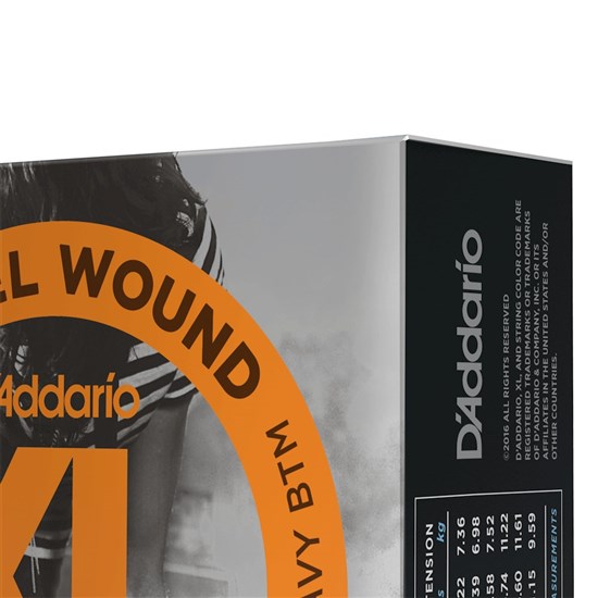 D'Addario EXL140-10P Nickel Wound Electric Strings 10-PACK Light Top/Heavy Bottom (10-52)