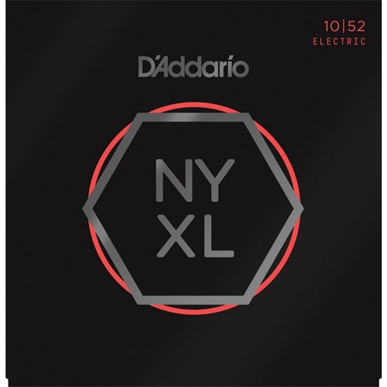 D'Addario NYXL1052 Nickel Wound Electric Strings - Light Top / Heavy Bottom (10-52)
