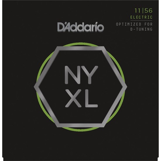 D'Addario NYXL1156 Nickel Wound Electric Strings Medium Top/Extra Heavy Bottom (11-56)