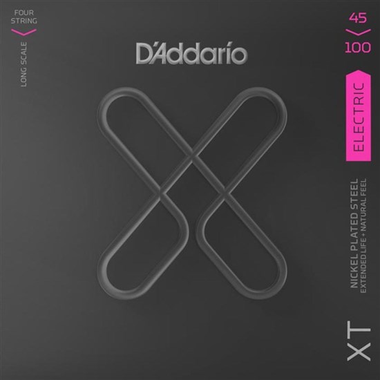 D'Addario XT Bass Nickel Plated Steel Strings - Regular Light/Long Scale Set (45-100)
