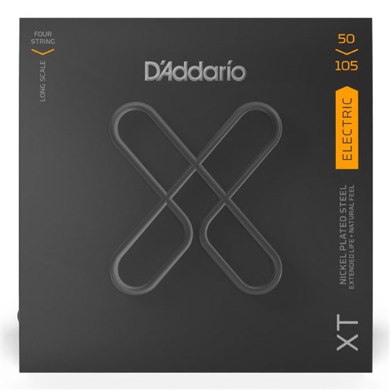 D'Addario XT Bass Nickel Plated Steel Strings - Medium Long Scale Set (50-105)