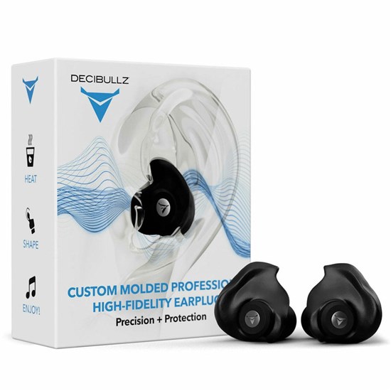 Decibullz Custom Molded Professional High Fidelity Filter Earplugs