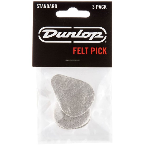 Dunlop 8012P Standard Felt Ukulele Picks 3-Pack