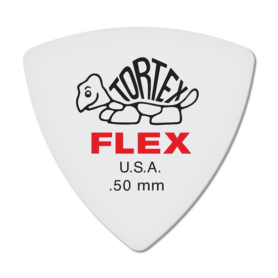 Dunlop Tortex Flex Triangle Guitar Pick 6-Pack (0.50mm)