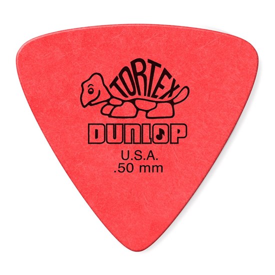 Dunlop Tortex Triangle Guitar Pick 6-Pack (0.50mm)