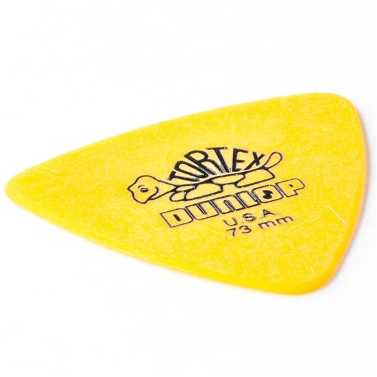 Dunlop Tortex Triangle Guitar Pick 6-Pack - Yellow (.73mm)