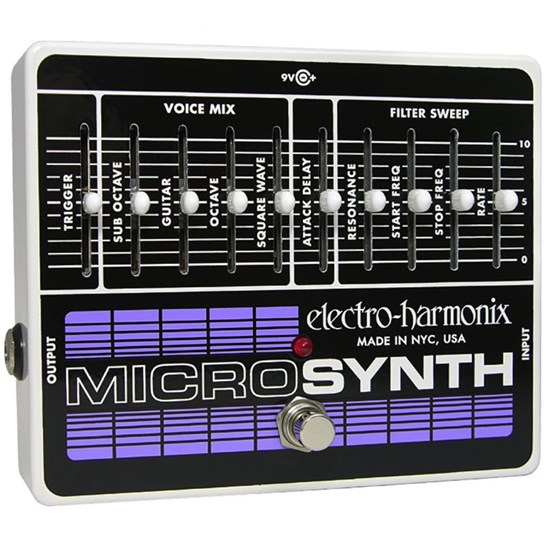 Electro Harmonix Micro Synthesizer Analog Guitar Microsynth Pedal
