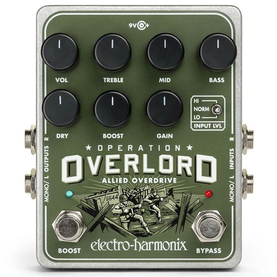 Electro Harmonix Operation Overlord Allied Overdrive Pedal