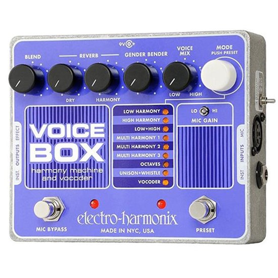 Electro Harmonix Voice Box Vocal Harmony Machine / Vocoder Pedal