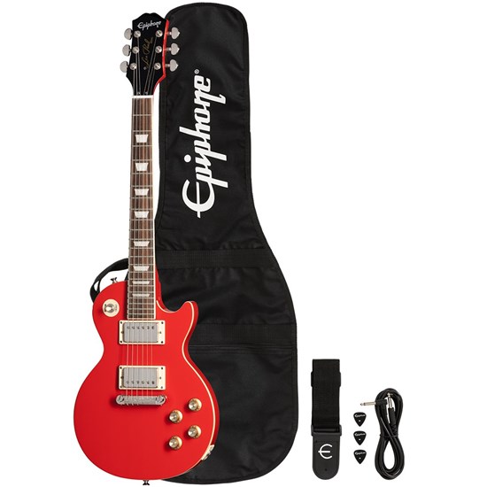 Epiphone Power Players Les Paul w/ Gig Bag, Strap, Picks & Cable (Lava Red)