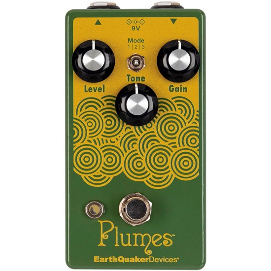 Earthquaker Devices Plumes Small Signal Shredder Overdrive w/ 3 Clipping Voices