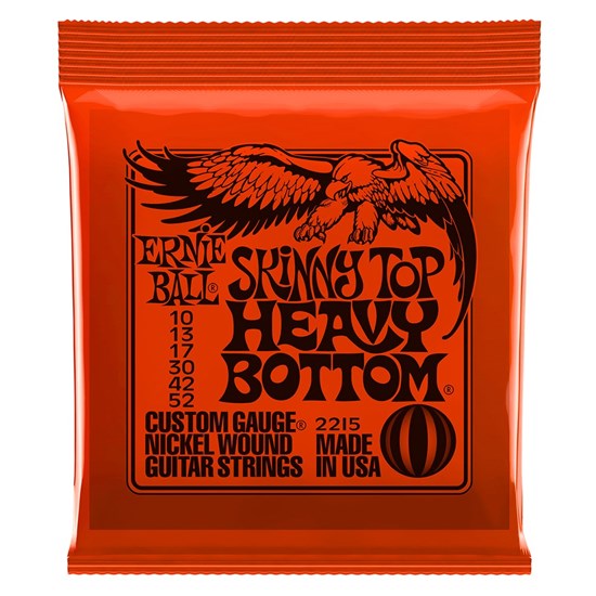 Ernie Ball Skinny Top Heavy Bottom Slinky Nickel Wound Electric Strings - (10-52)