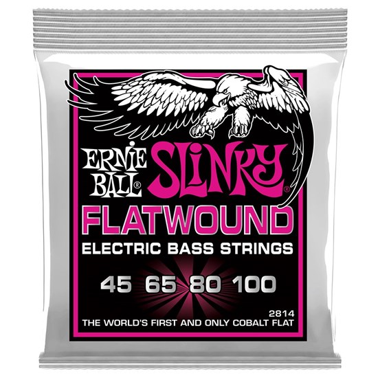 Ernie Ball Flatwound Slinky Electric Bass String - (45-100)