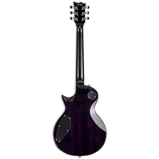 ESP LTD EC-256FM Electric Guitar w/ Flame Maple Top (See Thru Purple Sunburst)