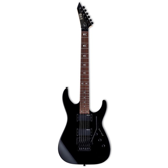 ESP LTD KH-202 Kirk Hammett Electric Guitar w/ Floyd Rose Tremolo (Black)