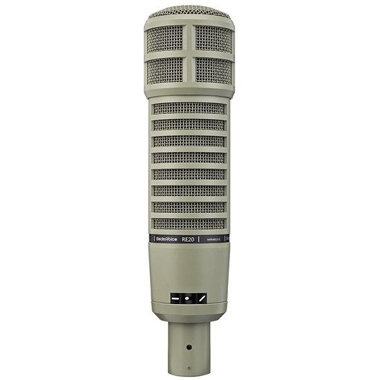 Electro-Voice RE20 Broadcast Announcer's Dynamic Cardioid Mic w/ Variable-D (Silver)