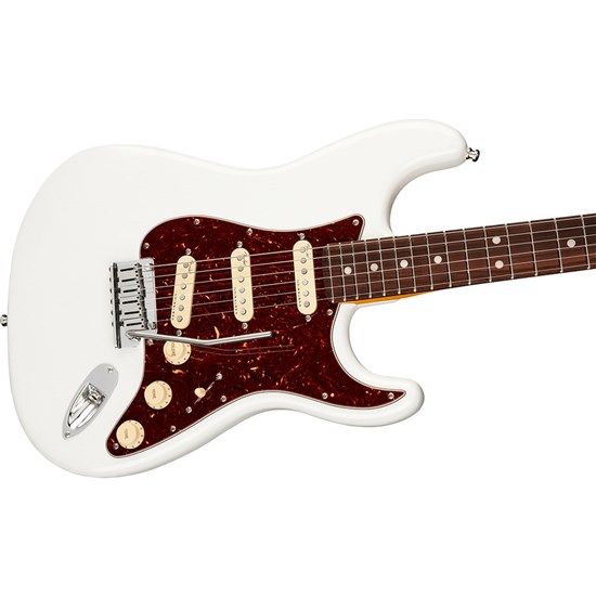 Fender American Ultra Strat Rosewood Fingerboard (Arctic Pearl) inc Hard Case