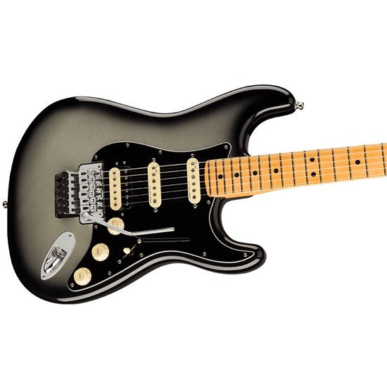 Fender Ultra Luxe Strat Floyd Rose HSS Maple Fingerboard (Silverburst) inc Hard Case