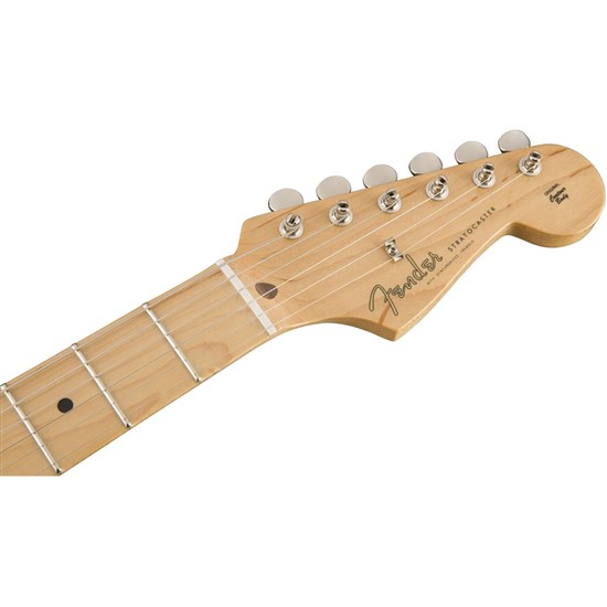 Fender EOB Sustainer Stratocaster Maple Fingerboard (Olympic White) inc Gig Bag