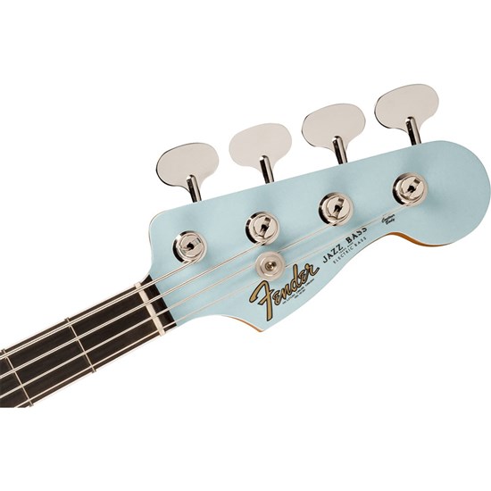Fender Gold Foil Jazz Bass Ebony Fingerboard (Sonic Blue) inc Gig Bag
